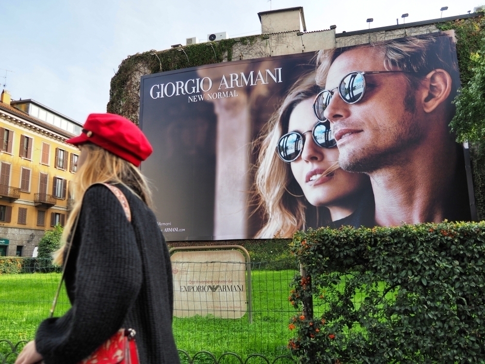 Armani billboard