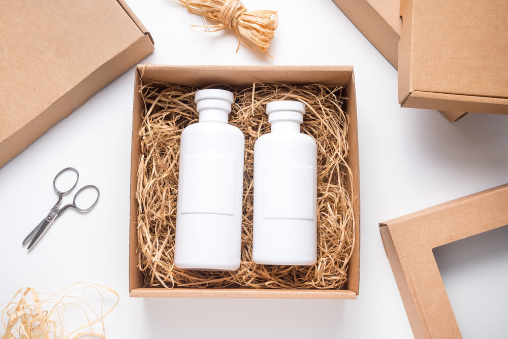 Private labeling hair care products with packaging