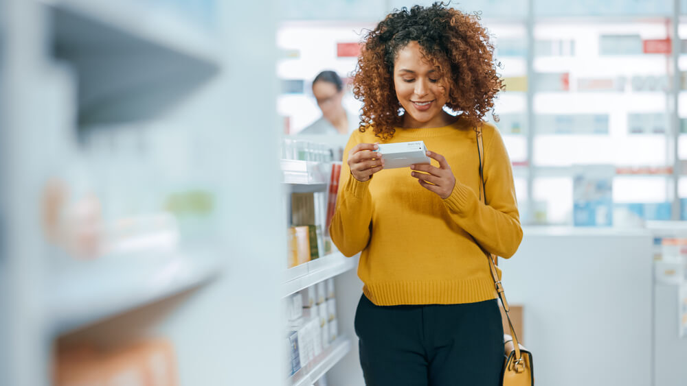 woman shopping