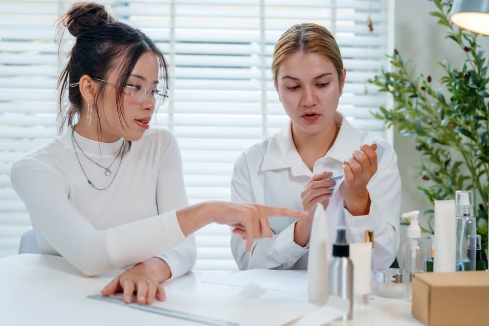 women developing products