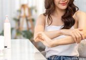 woman skincare line